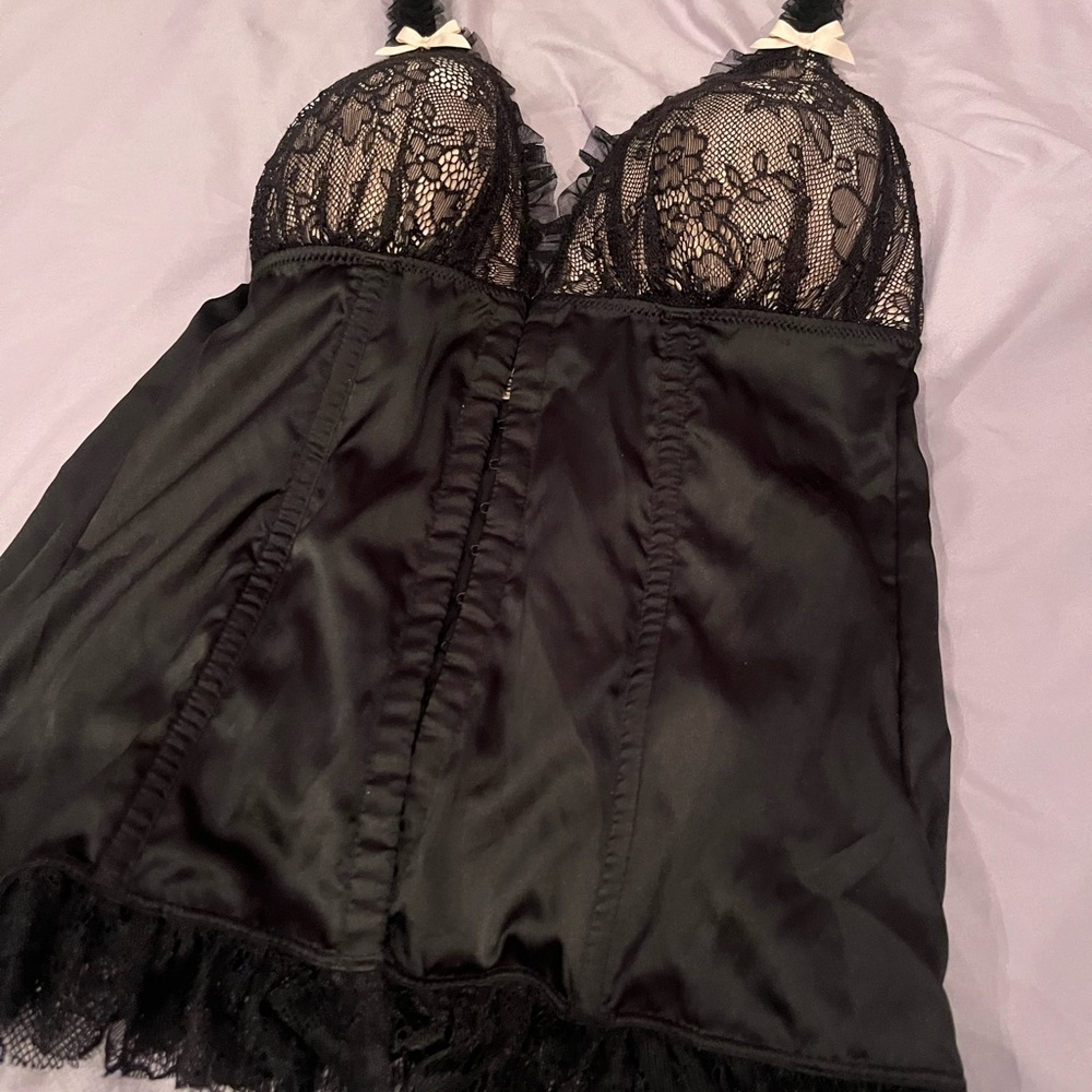 Sexy Victoria Secret Lingerine Vintage Corest Top with bows